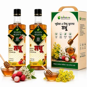 লিচুু ও সরিষা ফুলের মধুর কম্বো | Lychee & Mustard Honey